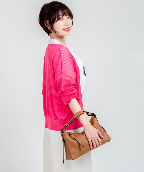 LORISTELLA(ロリステッラ)の「【LORISTELLA/ロリステッラ】2WAY レザーハンドバッグ イタリア製 LACEY(ショルダーバッグ・レディース・ブラウン/ブラック・FREE)」の11枚目の写真