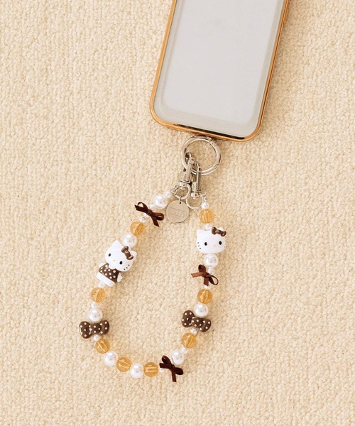 LOWRYS FARM(ローリーズファーム)の「【HELLO KITTY】DOTストラップ 759895 /GOODS(スマホグッズ・レディース・ブラック/ブラウン/レッド・FREE)」の3枚目の写真