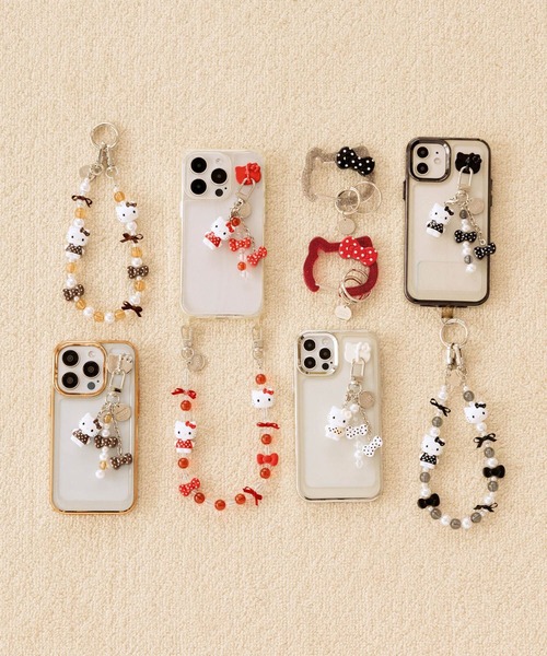 LOWRYS FARM(ローリーズファーム)の「【HELLO KITTY】DOTストラップ 759895 /GOODS(スマホグッズ・レディース・ブラック/ブラウン/レッド・FREE)」の7枚目の写真