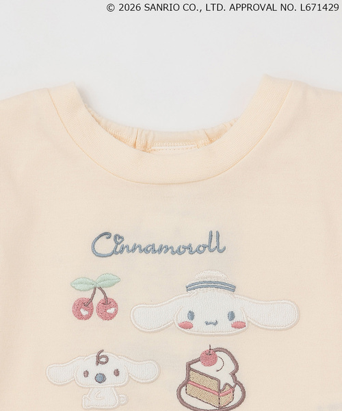 petit main(プティマイン)の「【サンリオキャラクターズ/冷感】チュールドッキング半袖Tシャツ(Tシャツ/カットソー・キッズ・ネイビー/アイボリー/ライトピンク・130cm/80cm/110cm/100cm/120cm/90cm)」の9枚目の写真