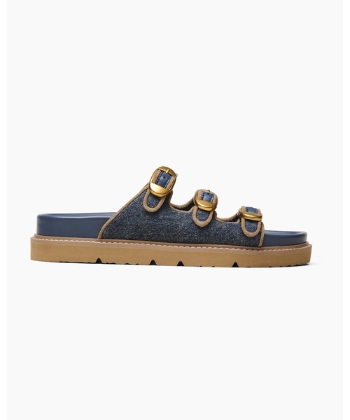 MARC JACOBS(マークジェイコブス)の「DENIM SUEDE KIKI SLIDE/ザ デニム スエード キキ スライド(サンダル・レディース・インディゴブルー・41)」の8枚目の写真