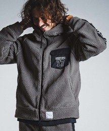 seventy seven（セブンティセブン）の「mj11756- boa hoodie jacket ボアフーディージャケット(7726W030)（その他アウター）」
