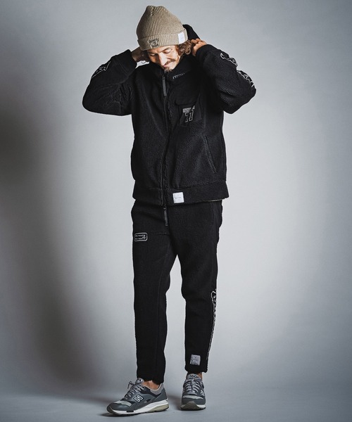 seventy seven（セブンティセブン）の「mj11756- boa hoodie jacket ボアフーディージャケット(7726W030)（その他アウター・メンズ・ブラック×ホワイト/ブラック×ブラック/グレー系その他・S/M/L/XL）」の7枚目の写真