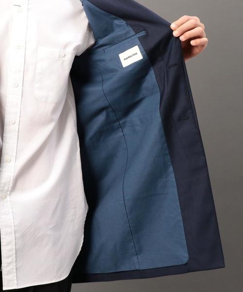 MONKEY TIME（モンキータイム）の「＜monkey time＞ ギャバ 2ボタン チェスターコート◆（チェスターコート・メンズ・ブラック/ネイビー・X-LARGE/MEDIUM/SMALL/LARGE）」の10枚目の写真