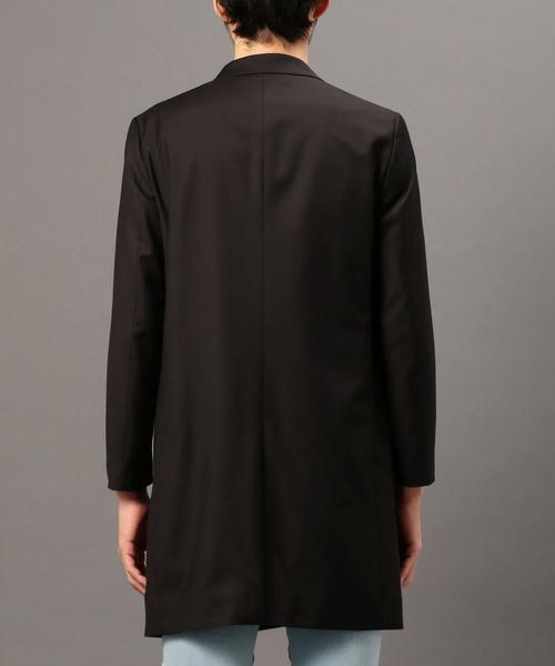 MONKEY TIME（モンキータイム）の「＜monkey time＞ ギャバ 2ボタン チェスターコート◆（チェスターコート・メンズ・ブラック/ネイビー・X-LARGE/MEDIUM/SMALL/LARGE）」の3枚目の写真