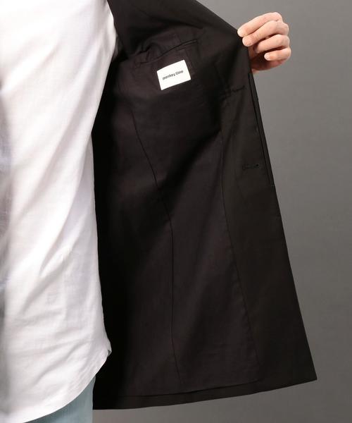 MONKEY TIME（モンキータイム）の「＜monkey time＞ ギャバ 2ボタン チェスターコート◆（チェスターコート・メンズ・ブラック/ネイビー・X-LARGE/MEDIUM/SMALL/LARGE）」の4枚目の写真