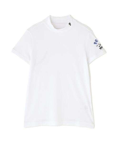 PEARLY GATES(パーリーゲイツ)の「【PEARLY GATES】Stone Cool2冷感ポリエチレンバーズアイ半袖ハイネックカットソー(Tシャツ/カットソー・レディース・ホワイト/ネイビー/ピンク・SMALL/MEDIUM/LARGE)」の13枚目の写真