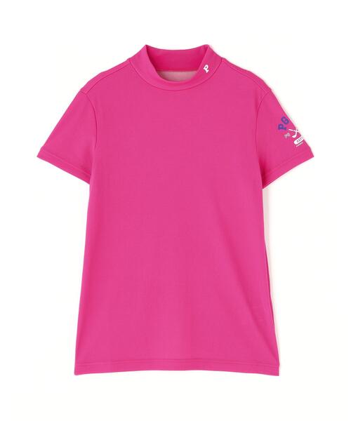 PEARLY GATES(パーリーゲイツ)の「【PEARLY GATES】Stone Cool2冷感ポリエチレンバーズアイ半袖ハイネックカットソー(Tシャツ/カットソー・レディース・ホワイト/ネイビー/ピンク・SMALL/MEDIUM/LARGE)」の21枚目の写真