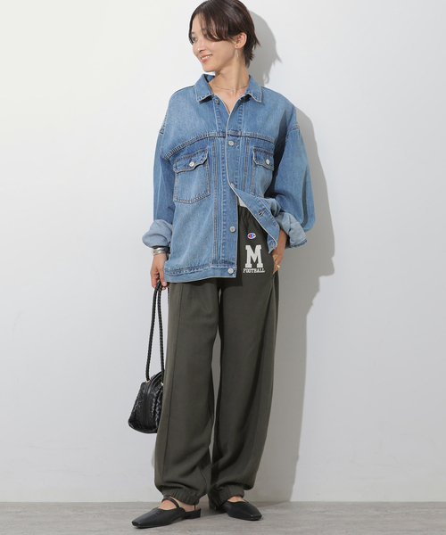 Champion(チャンピオン)の「別注【MISATO×Champion】 スウェットパンツ(スウェットパンツ・レディース・ブラック系その他/アイボリー・MEDIUM)」の11枚目の写真