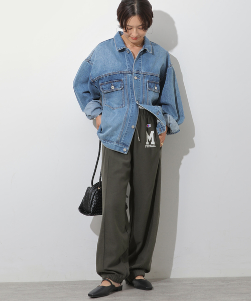 Champion(チャンピオン)の「別注【MISATO×Champion】 スウェットパンツ(スウェットパンツ・レディース・ブラック系その他/アイボリー・MEDIUM)」の12枚目の写真