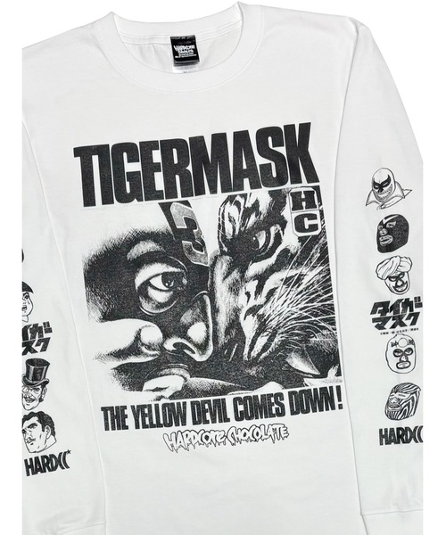 ハードコアチョコレート(ハードコアチョコレート)の「原作版「タイガーマスク」VSミラクル3 ロングスリーブTシャツ(奇跡ホワイト)(Tシャツ/カットソー・メンズ・ホワイト・XX-LARGE/X-LARGE/LARGE)」の13枚目の写真