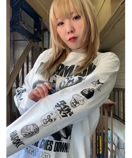 ハードコアチョコレート(ハードコアチョコレート)の「原作版「タイガーマスク」VSミラクル3 ロングスリーブTシャツ(奇跡ホワイト)(Tシャツ/カットソー・メンズ・ホワイト・XX-LARGE/X-LARGE/LARGE)」の10枚目の写真