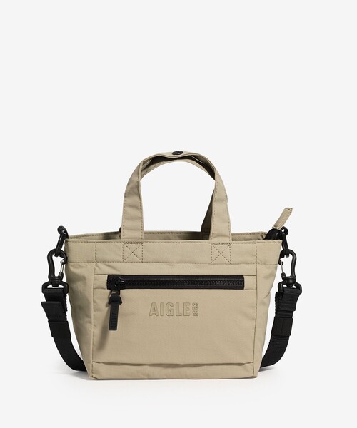 AIGLE(エーグル)の「CITY 撥水 2WAYミニショルダーバッグ 2L(ショルダーバッグ・レディース・ブラック/ベージュ・FREE)」の9枚目の写真