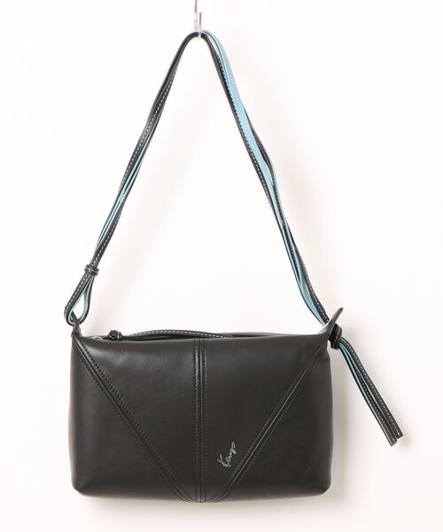 新品未使用　KENZO ケンゾー メッセンジャー ショルダーバッグ ブラック KENZO KITE SHOULDER BAG（メッセンジャーバッグ）｜KENZO（ケンゾー