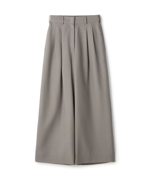 BALLSEY(ボールジィ)の「ライトカルゼ 2タックワイドパンツ(その他パンツ・レディース・グレー/ライトブルー/ブラック/ダークブラウン・38/32/34/36)」の1枚目の写真