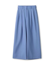 ライトカルゼ 2タックワイドパンツ