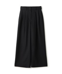 ライトカルゼ 2タックワイドパンツ