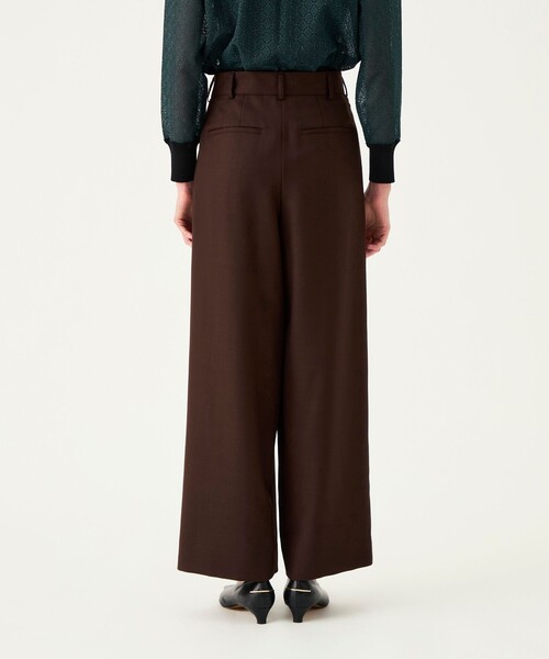 BALLSEY(ボールジィ)の「ライトカルゼ 2タックワイドパンツ(その他パンツ・レディース・グレー/ライトブルー/ブラック/ダークブラウン・38/32/34/36)」の8枚目の写真