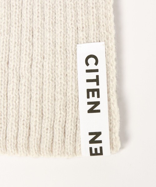 CITEN(シテン)の「<CITEN>フード付きニットストール(ストール/ショール・レディース・ブラウン/ライトブルー/ライトグレー・FREE)」の14枚目の写真