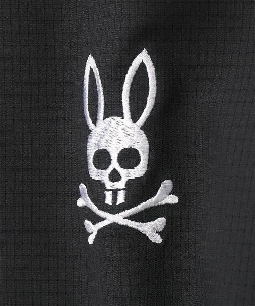Psycho Bunny（サイコバニー）の「[GOLF]Dot-Air ユーティリティポケット Vネックブルゾン（ブルゾン・メンズ・ブラック/チャコールグレー/ライトグレー・MEDIUM/X-LARGE/LARGE）」の15枚目の写真