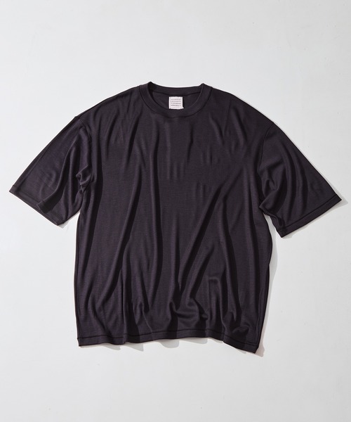 GOOD PEOPLE GOOD STITCHING GOOD PRODUCT(グッドピープルグッドスティッチンググッドプロダクト)の「【GOOD PEOPLE GOOD STITCHING GOOD PRODUCT/グッドピープルグッドスティッチンググッドプロダクト】Comfort Crew Neck Short Sleeve T(Tシャツ/カットソー・メンズ・ネイビー/ホワイト/ブラック・M/L)」の4枚目の写真