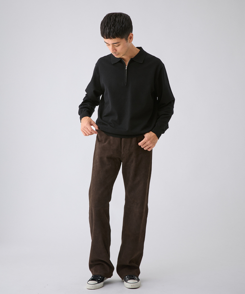 EDIFICE(エディフィス)の「ゴート スエード ワイドパンツ(その他パンツ・メンズ・ブラウン・MEDIUM/LARGE)」の3枚目の写真