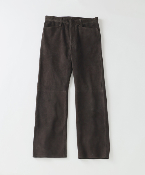 EDIFICE(エディフィス)の「ゴート スエード ワイドパンツ(その他パンツ・メンズ・ブラウン・MEDIUM/LARGE)」の10枚目の写真