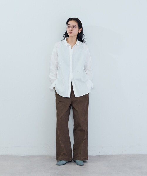 ADIEU TRISTESSE(アデュートリステス)の「刺繍入りシャツ(シャツ/ブラウス・レディース・ホワイト/ピンク/グレー系その他・38)」の4枚目の写真