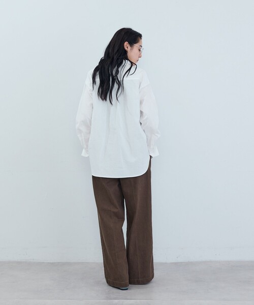 ADIEU TRISTESSE(アデュートリステス)の「刺繍入りシャツ(シャツ/ブラウス・レディース・ホワイト/ピンク/グレー系その他・38)」の6枚目の写真