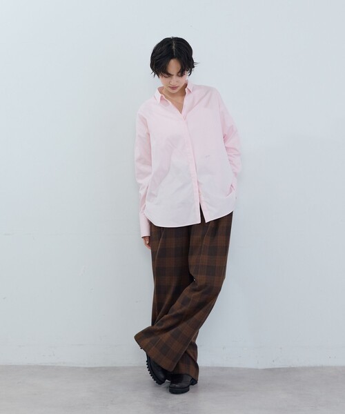 ADIEU TRISTESSE(アデュートリステス)の「刺繍入りシャツ(シャツ/ブラウス・レディース・ホワイト/ピンク/グレー系その他・38)」の13枚目の写真