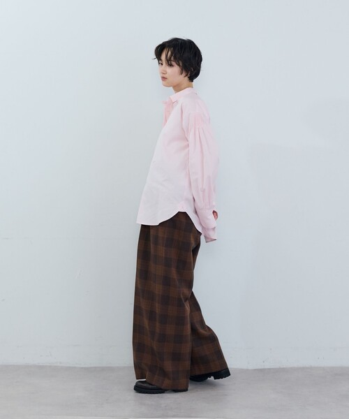 ADIEU TRISTESSE(アデュートリステス)の「刺繍入りシャツ(シャツ/ブラウス・レディース・ホワイト/ピンク/グレー系その他・38)」の14枚目の写真