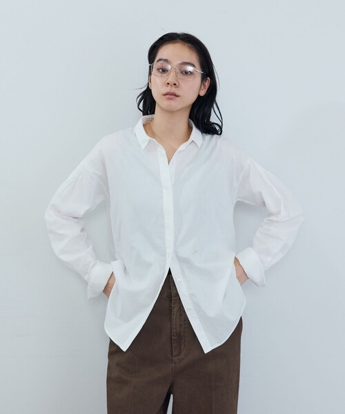 ADIEU TRISTESSE(アデュートリステス)の「刺繍入りシャツ(シャツ/ブラウス・レディース・ホワイト/ピンク/グレー系その他・38)」の9枚目の写真