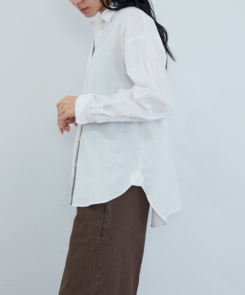 ADIEU TRISTESSE(アデュートリステス)の「刺繍入りシャツ(シャツ/ブラウス・レディース・ホワイト/ピンク/グレー系その他・38)」の11枚目の写真