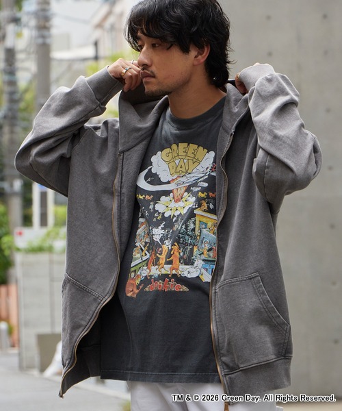 GOOD ROCK SPEED(グッドロックスピード)の「GOOD ROCK SPEED/グッドロックスピード GREENDAY Tshirts グリーンデイ クルーネック デザインTシャツ ライブ バンド メンズ レディース ユニセックス 2026年秋 秋服(Tシャツ/カットソー・メンズ・チャコール・M/L/XL)」の9枚目の写真
