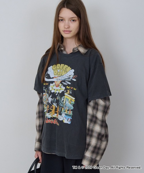 GOOD ROCK SPEED(グッドロックスピード)の「GOOD ROCK SPEED/グッドロックスピード GREENDAY Tshirts グリーンデイ クルーネック デザインTシャツ ライブ バンド メンズ レディース ユニセックス 2026年秋 秋服(Tシャツ/カットソー・メンズ・チャコール・M/L/XL)」の20枚目の写真