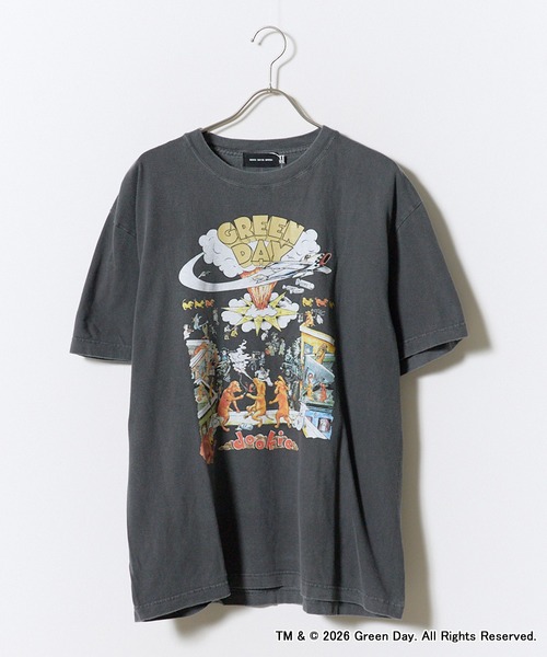 GOOD ROCK SPEED(グッドロックスピード)の「GOOD ROCK SPEED/グッドロックスピード GREENDAY Tshirts グリーンデイ クルーネック デザインTシャツ ライブ バンド メンズ レディース ユニセックス 2026年秋 秋服(Tシャツ/カットソー・メンズ・チャコール・M/L/XL)」の15枚目の写真