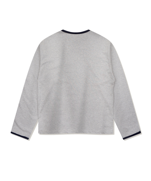 FABULOUS ARCHIVE（ファビュラスアーカイブ）の「ビッグスターデュークフィンガーホールラウンドメランジェグレー(FCG3TS956M)（Tシャツ/カットソー・レディース・ライトグレー・LARGE/MEDIUM）」の2枚目の写真