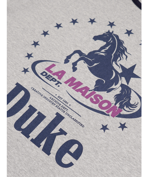 FABULOUS ARCHIVE（ファビュラスアーカイブ）の「ビッグスターデュークフィンガーホールラウンドメランジェグレー(FCG3TS956M)（Tシャツ/カットソー・レディース・ライトグレー・LARGE/MEDIUM）」の4枚目の写真