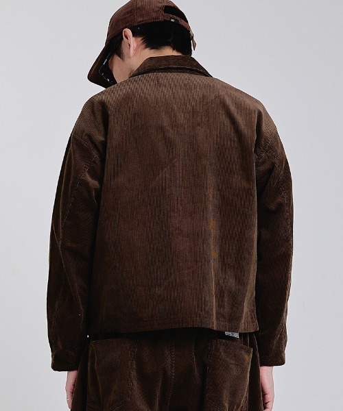 EFFECTEN(エフェクテン)の「mj11997-Cordury shirts jaket シャツジャケット(efsc-07)(その他アウター・メンズ・ブラウン・M/L)」の5枚目の写真