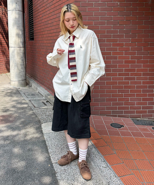 DOUBLE NAME(ダブルネーム)の「バミューダカーゴパンツ(カーゴパンツ・レディース・カーキ/ライトグレー/ブラック・FREE)」の15枚目の写真