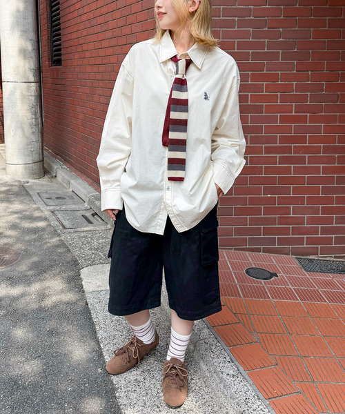 DOUBLE NAME(ダブルネーム)の「バミューダカーゴパンツ(カーゴパンツ・レディース・カーキ/ライトグレー/ブラック・FREE)」の16枚目の写真
