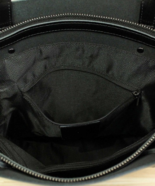 TopIsm(トップイズム)の「スプリットレザートートバッグ(縦型)(トートバッグ・メンズ・ネイビー/グレー/ブラウン/ブラック・F)」の17枚目の写真