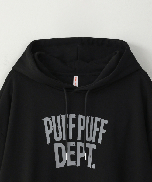 PUFF PUFF DEPT(パフパフ・デプト)の「PPD グランジ クロップドフーディ ブラック(パーカー・レディース・その他・MEDIUM/LARGE)」の3枚目の写真