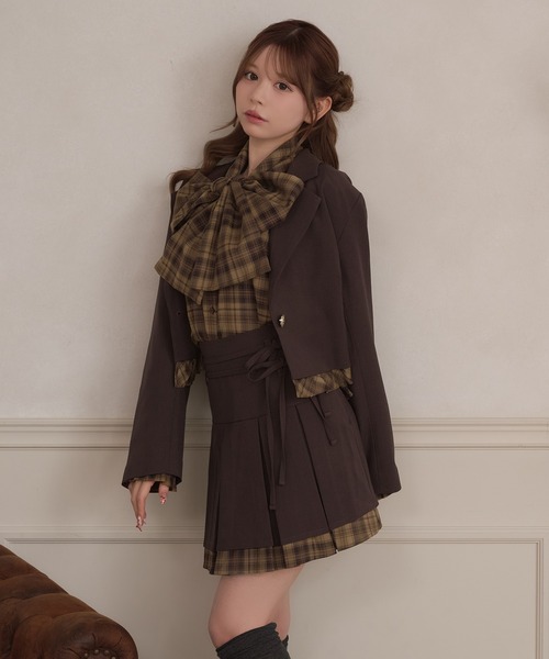 apres jour(アプレジュール)の「【セット着用可能】アソート裾フリルショートジャケット(テーラードジャケット・レディース・ブラック/グレー/ブラウン・フリー/X-LARGE)」の9枚目の写真