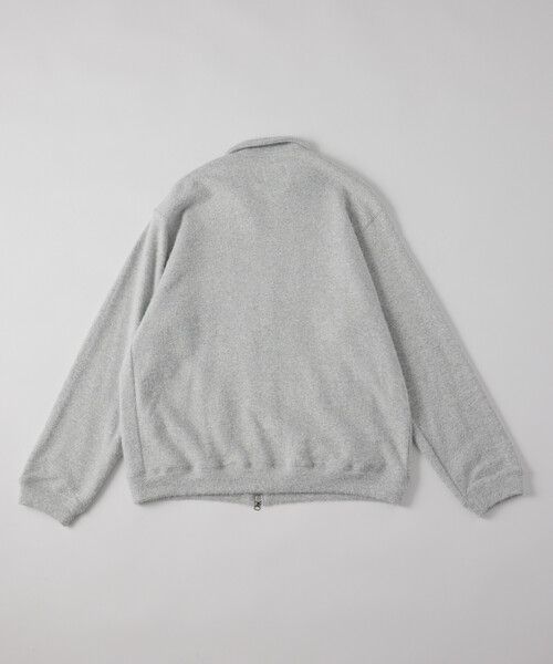 FREAK'S STORE(フリークスストア)の「リラックスフィット シャギー裏毛 ジップアップカーディガン(カーディガン/ボレロ・メンズ・ブラック/ブラウン/イエロー/ライトグレー・MEDIUM/LARGE)」の6枚目の写真