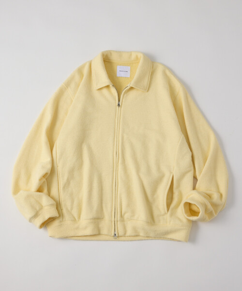 FREAK'S STORE(フリークスストア)の「リラックスフィット シャギー裏毛 ジップアップカーディガン(カーディガン/ボレロ・メンズ・ブラック/ブラウン/イエロー/ライトグレー・MEDIUM/LARGE)」の8枚目の写真