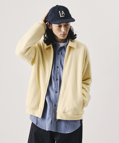 FREAK'S STORE(フリークスストア)の「リラックスフィット シャギー裏毛 ジップアップカーディガン(カーディガン/ボレロ・メンズ・ブラック/ブラウン/イエロー/ライトグレー・MEDIUM/LARGE)」の20枚目の写真