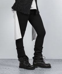 RIBBED COMBAT BOOTS BLACK