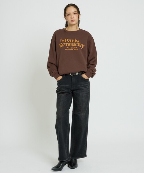 Healthy denim(ヘルシーデニム)の「【Healthy denim / ヘルシーデニム】Pink Pepper Midrise/定番/デニムパンツ/秋冬カラー【WEB限定】(デニムパンツ・レディース・ブラック・23/24/25)」の4枚目の写真
