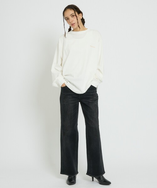 Healthy denim(ヘルシーデニム)の「【Healthy denim / ヘルシーデニム】Pink Pepper Midrise/定番/デニムパンツ/秋冬カラー【WEB限定】(デニムパンツ・レディース・ブラック・23/24/25)」の7枚目の写真